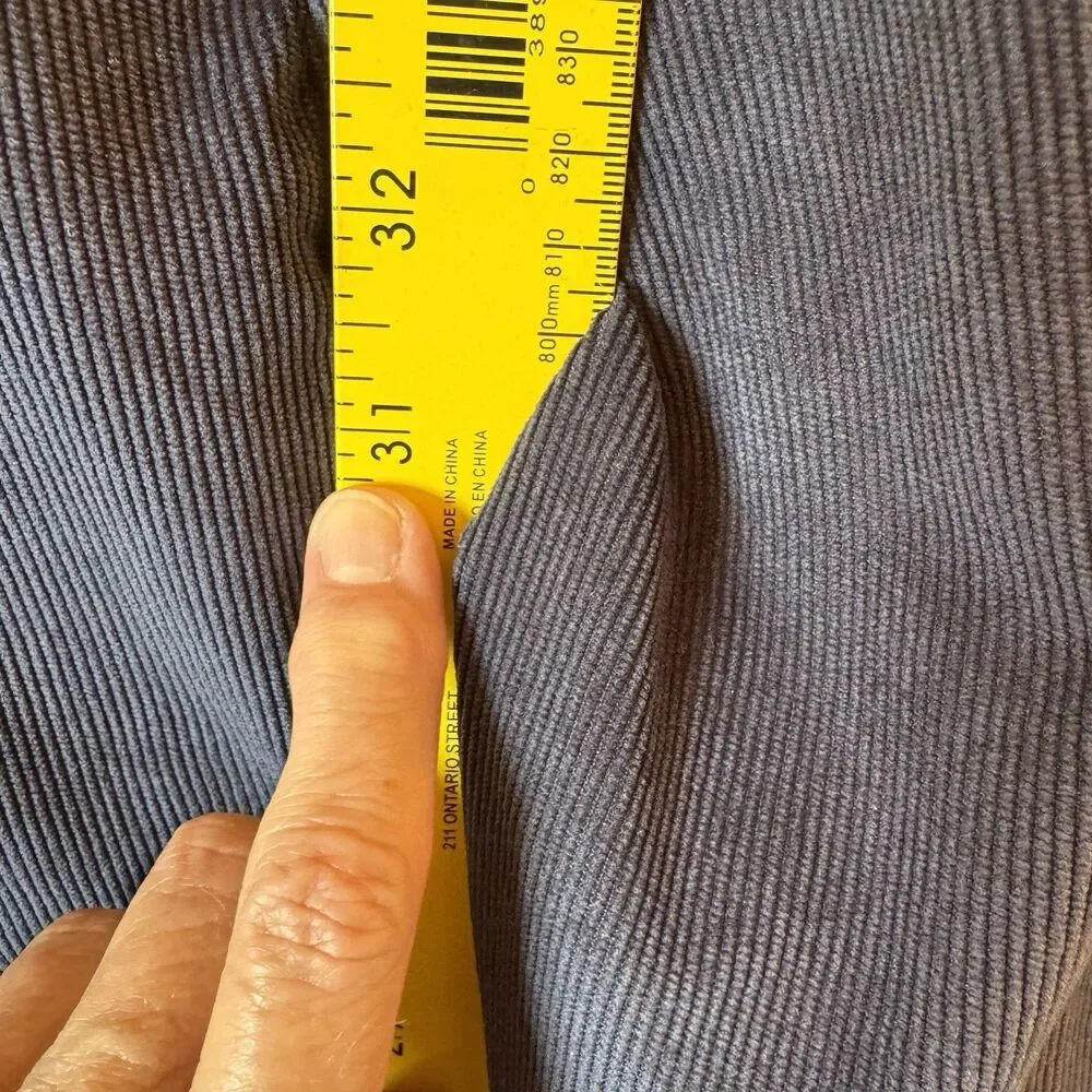 Peter Millar Golf‎ Nanoluxe Blue Corduroy Pants Mens Size 38x31 Casual Dress